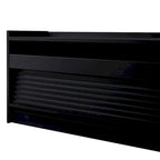Modern TV Stand with Drawers Design and Built-in Charging Ports and Ambient LED Lighting