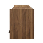 Modern TV Stand with Drawers Design and Built-in Charging Ports and Ambient LED Lighting