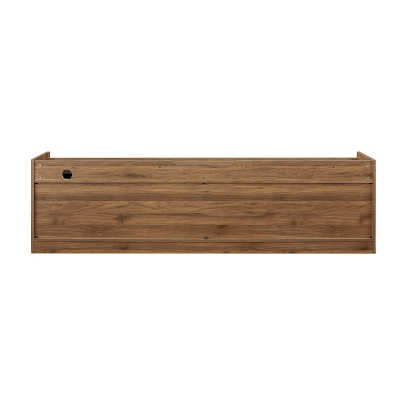 Modern TV Stand with Drawers Design and Built-in Charging Ports and Ambient LED Lighting