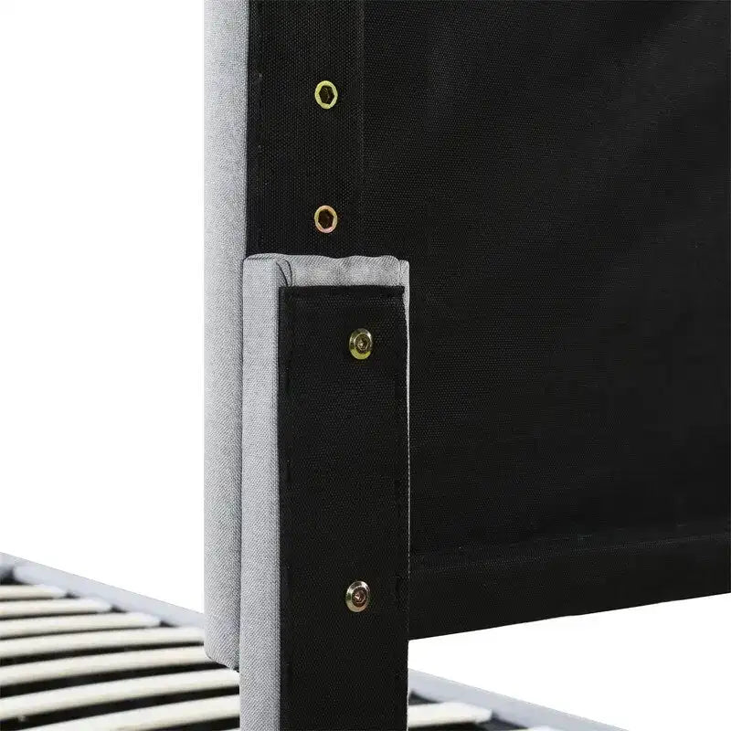 King Size Lift Up Storage Bed with Headboard and Underneath Storage, Upholstered Platform Bed with a Hydraulic Storage System