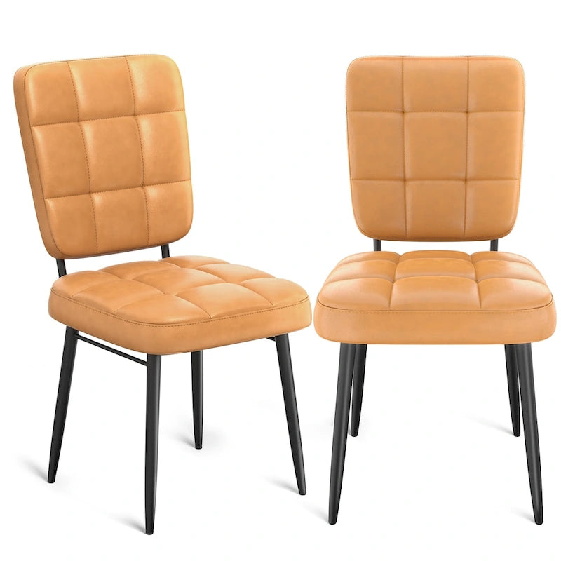 Modern Dining Chairs Set of 2/4/6/8, Upholstered Kitchen Chairs with Thick Cushion for Dining Room