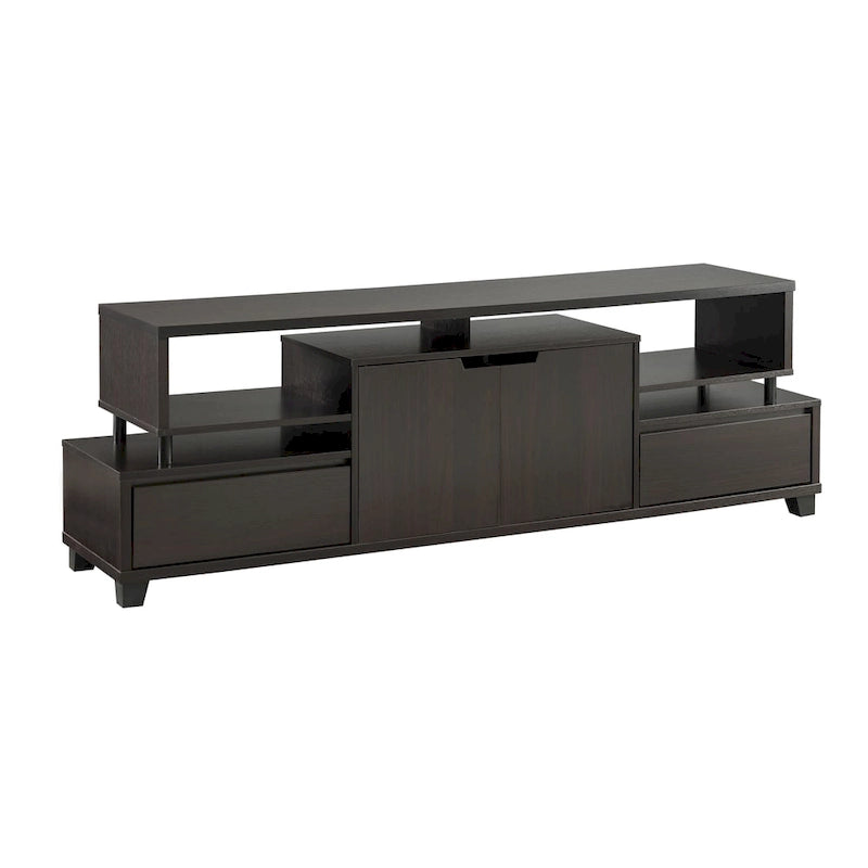 Alise Modern Cappuccino 70-inch Multi-functional Storage TV Console by Furniture of America