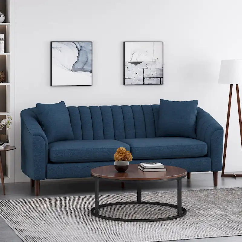 Ansonia Channel-tufted Sofa by Christopher Knight Home