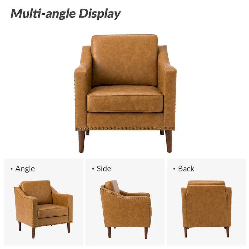 Duarte Transitional Armchair with Sloped Arms Set of 2