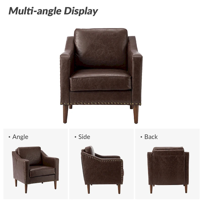 Duarte Transitional Armchair with Sloped Arms Set of 2