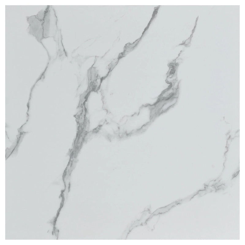 Clark 3-piece Faux Marble Top Coffee Table Set White Faux Marble