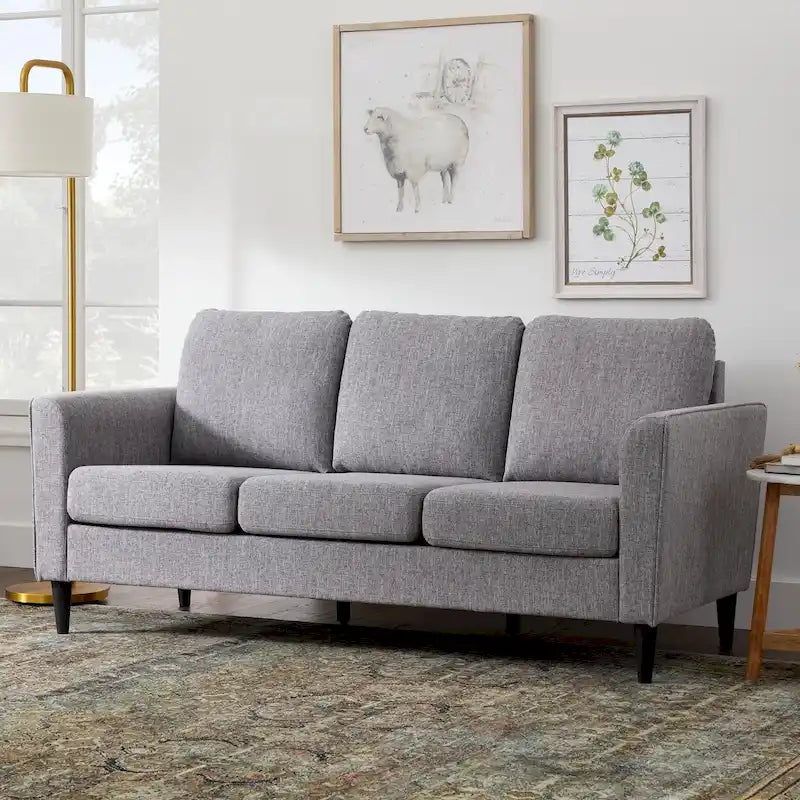 Brookside Clara 73 Upholstered Curved Arm Sofa
