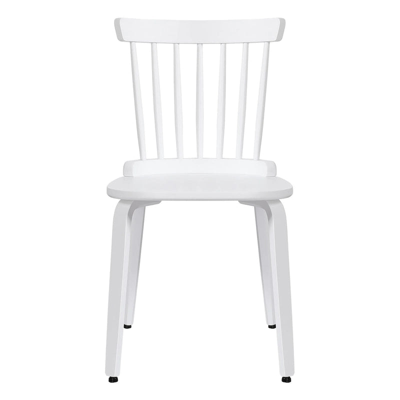 Solid Wood Spindle Back Windsor Dining Chairs, Set of 2 - 17.44 (W) x 19.7 (D) x 33.1 (H)