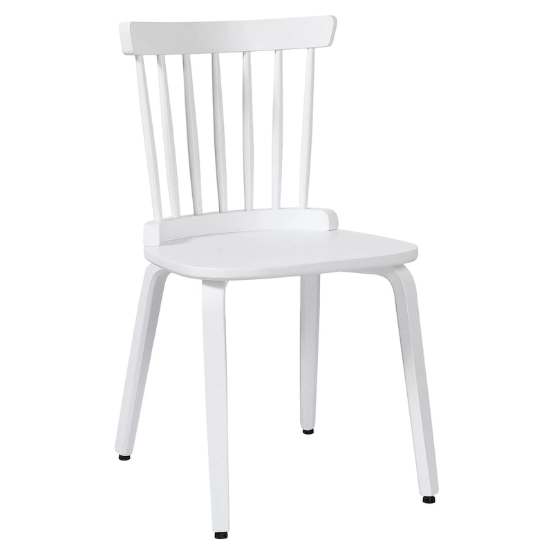 Solid Wood Spindle Back Windsor Dining Chairs, Set of 2 - 17.44 (W) x 19.7 (D) x 33.1 (H)