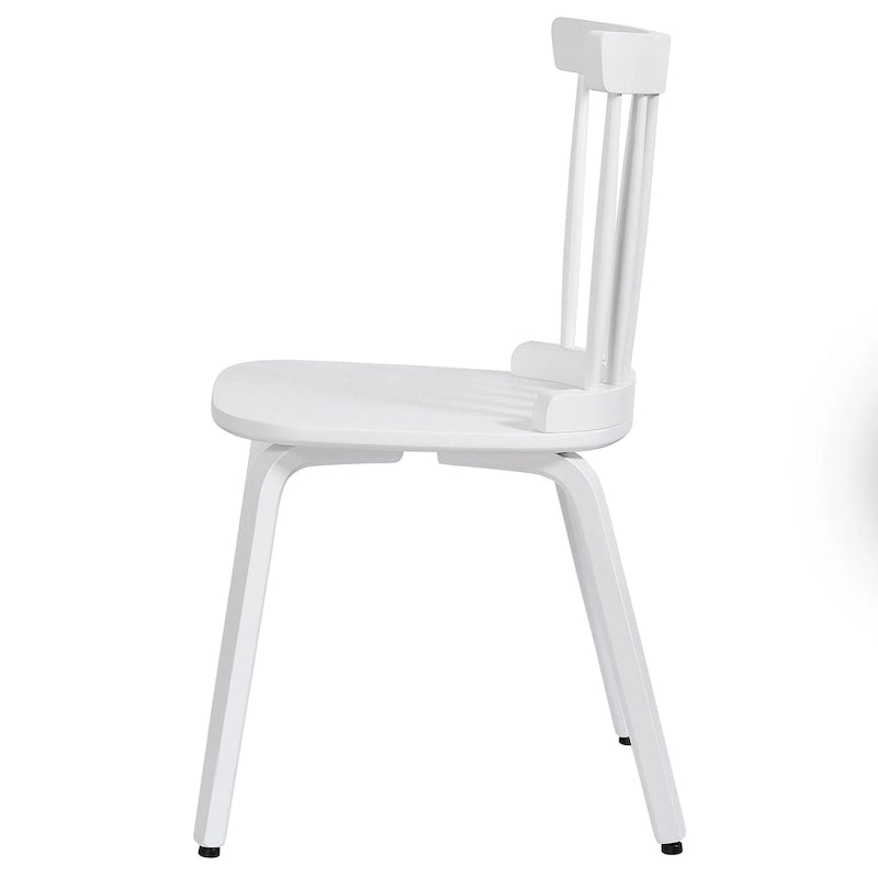 Solid Wood Spindle Back Windsor Dining Chairs, Set of 2 - 17.44 (W) x 19.7 (D) x 33.1 (H)