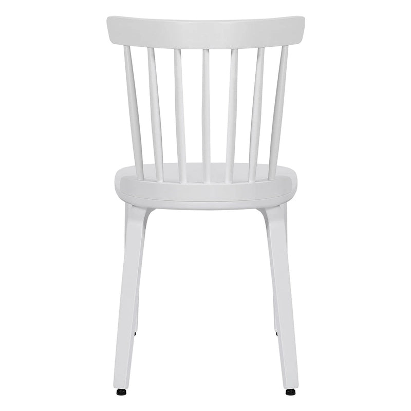 Solid Wood Spindle Back Windsor Dining Chairs, Set of 2 - 17.44 (W) x 19.7 (D) x 33.1 (H)