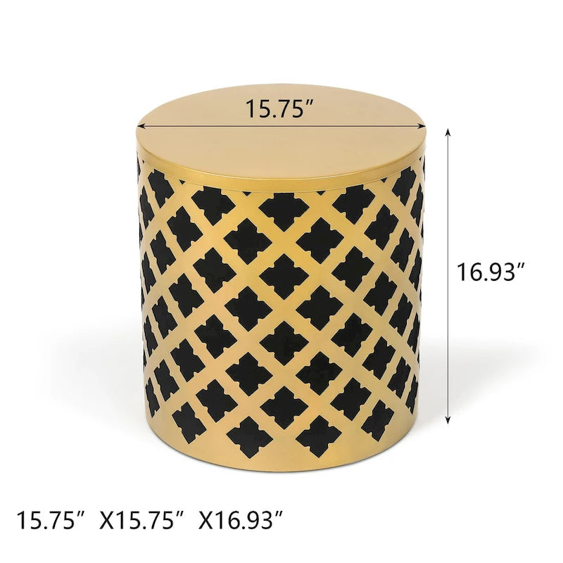 Set of 2 Round Nesting Side End Tables Set - Set of 2