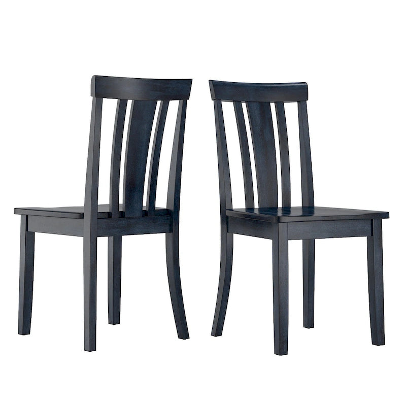 Wilmington II Slat Back Wood Dining Side Chairs by iNSPIRE Q Classic (Set of 2)