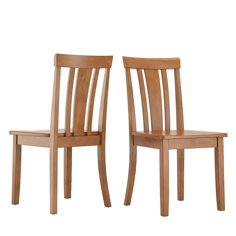 Wilmington II Slat Back Wood Dining Side Chairs by iNSPIRE Q Classic (Set of 2)