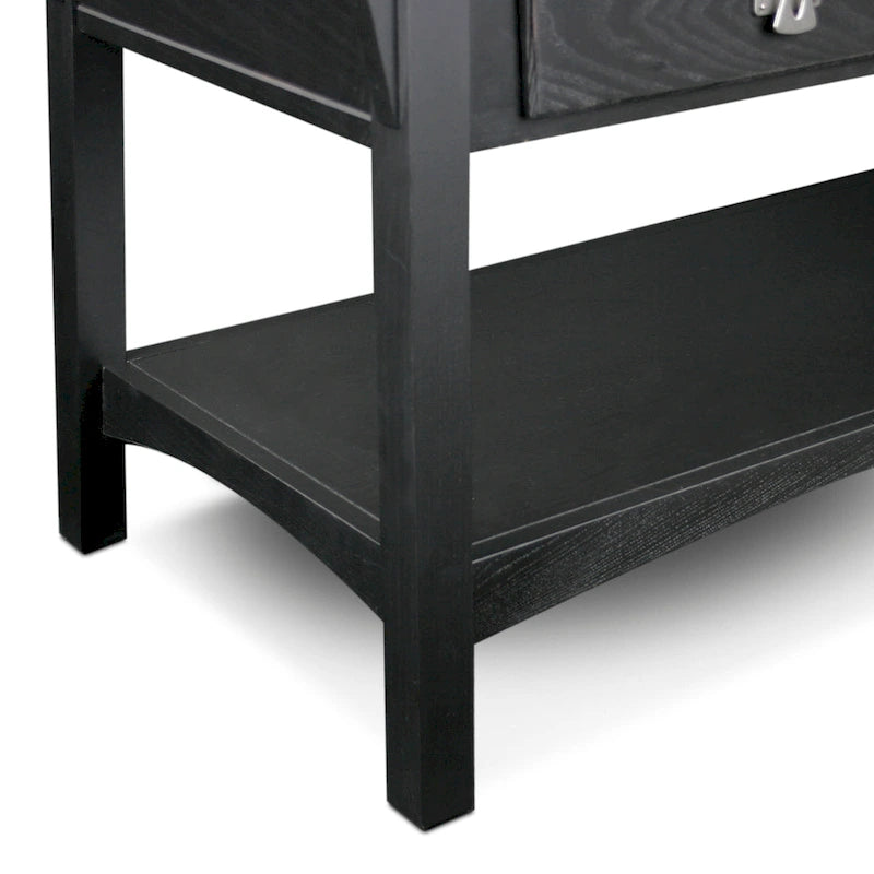 Leick Home Mission Two Drawer Coffee Table with Shelf