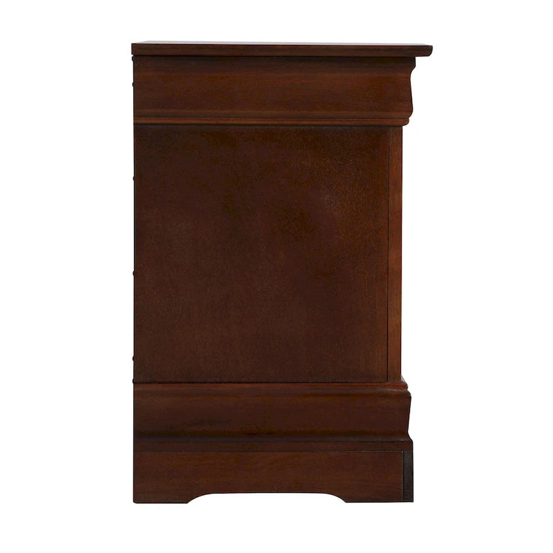 Louis Phillipe 2-drawer Wooden Nightstand