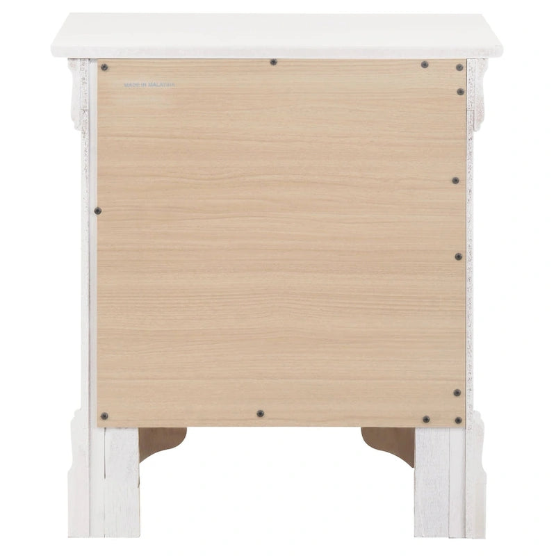 Louis Phillipe 2-drawer Wooden Nightstand