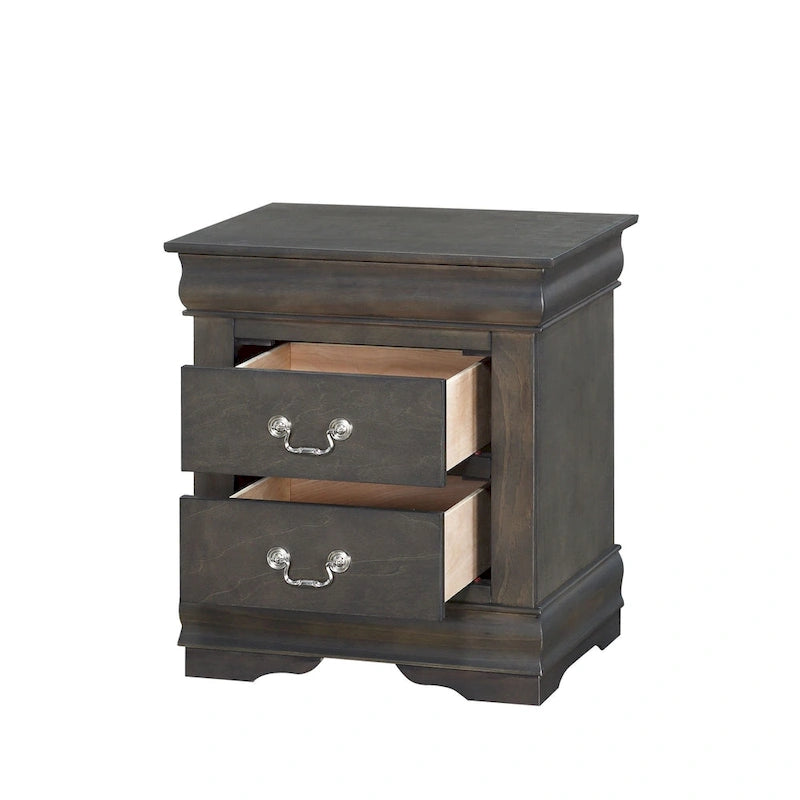 ACME Louis Philippe Nightstand in Cherry 23753