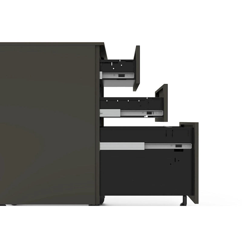 Owen Urban Metal Matte Lockable 3-Drawer Mobile File Cabinet by Furniture of America