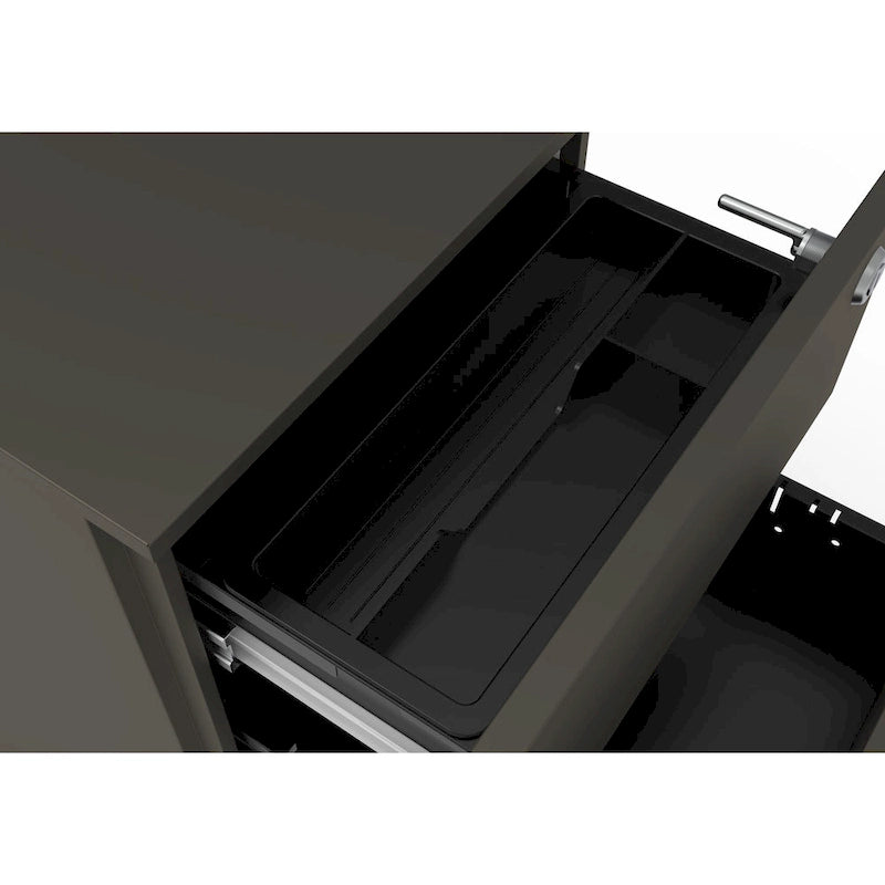 Owen Urban Metal Matte Lockable 3-Drawer Mobile File Cabinet by Furniture of America