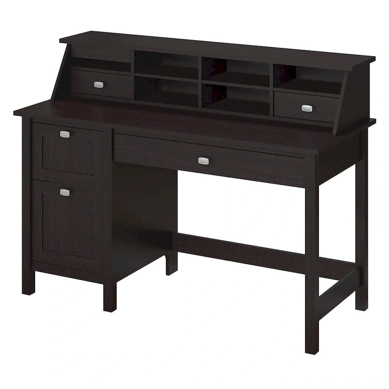 Broadview 54W Computer Desk with Desktop Organizer by Bush Furniture