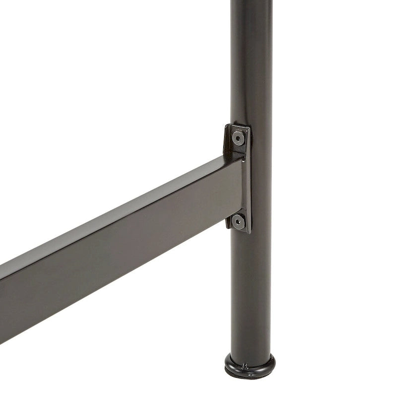 Bridgette Beige Upholstered Black Metal Queen Bed by iNSPIRE Q Classic