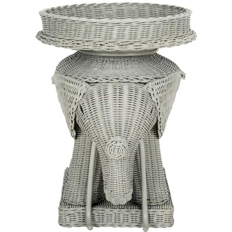 SAFAVIEH Bilek Storage Natural Accent Table - 25 x 17.5 x 21.5 - 25Wx18Dx22H