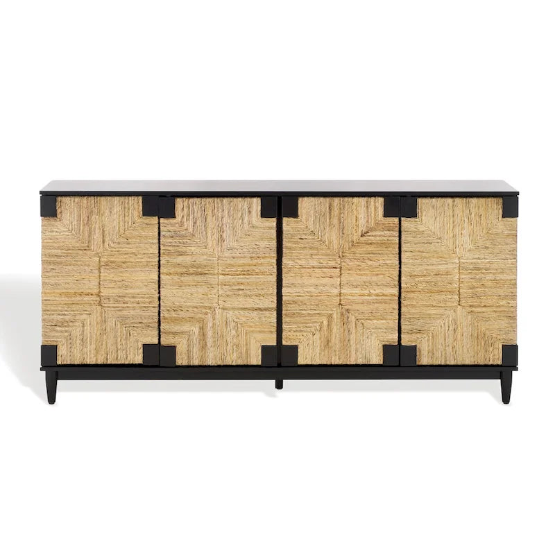 Couture Nedime Banana Stem 4-Door Sideboard - 69.8 In. W x 18.1 In. D x 32 In. H - 70Wx32Dx18H