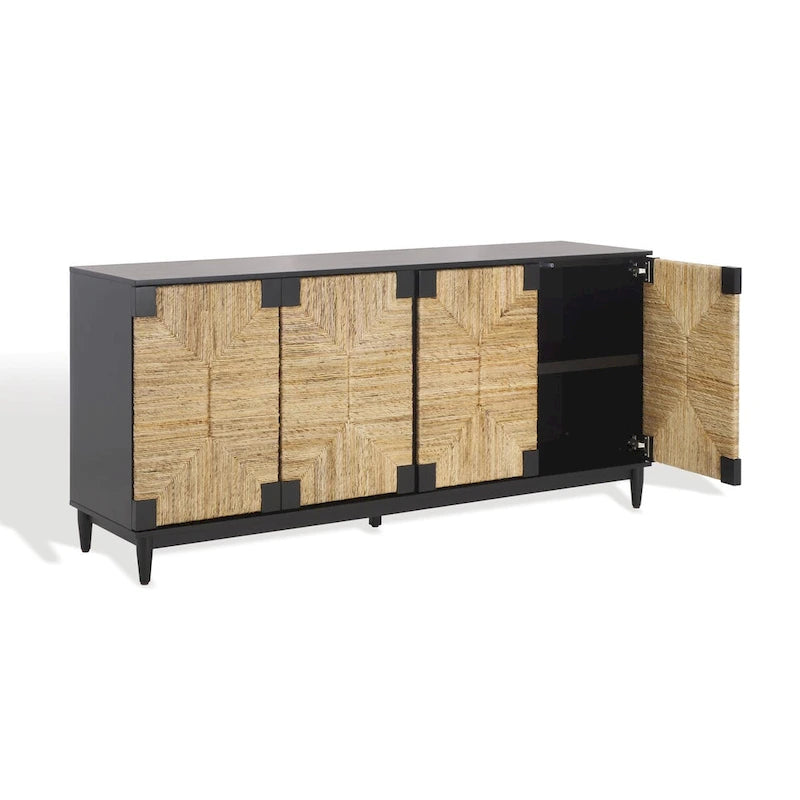Couture Nedime Banana Stem 4-Door Sideboard - 69.8 In. W x 18.1 In. D x 32 In. H - 70Wx32Dx18H