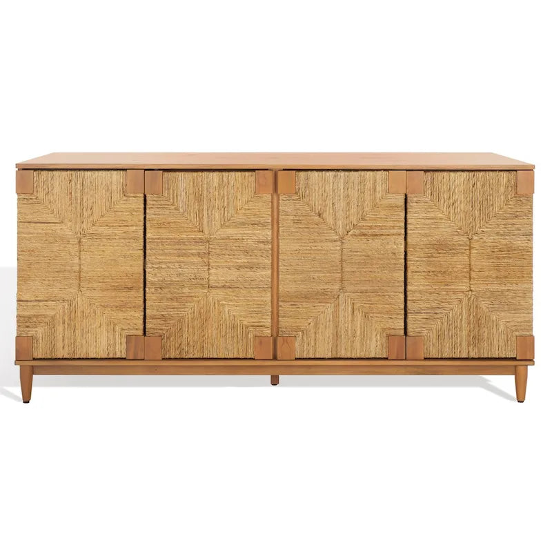 Couture Nedime Banana Stem 4-Door Sideboard - 69.8 In. W x 18.1 In. D x 32 In. H - 70Wx32Dx18H