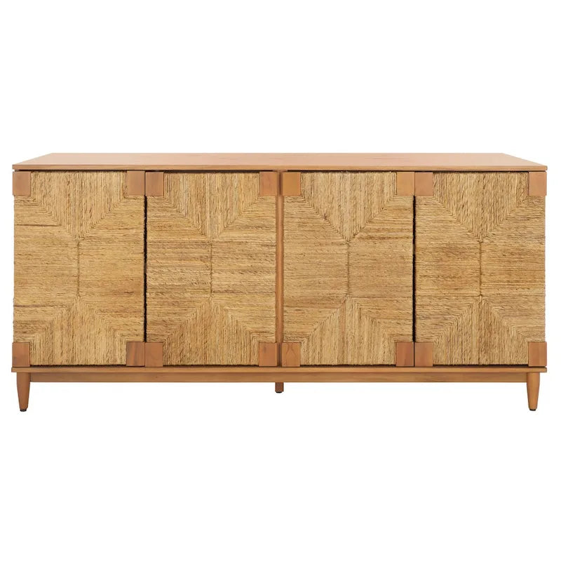 Couture Nedime Banana Stem 4-Door Sideboard - 69.8 In. W x 18.1 In. D x 32 In. H - 70Wx32Dx18H