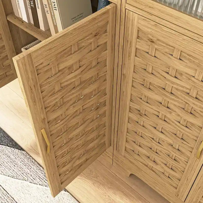 Versatile Farmhouse Storage Dresser Chest of Drawers for Bedroom