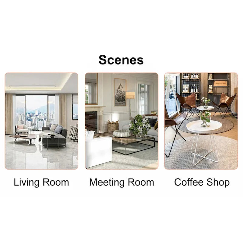 This round coffee table is suitable for small spaces and living rooms.