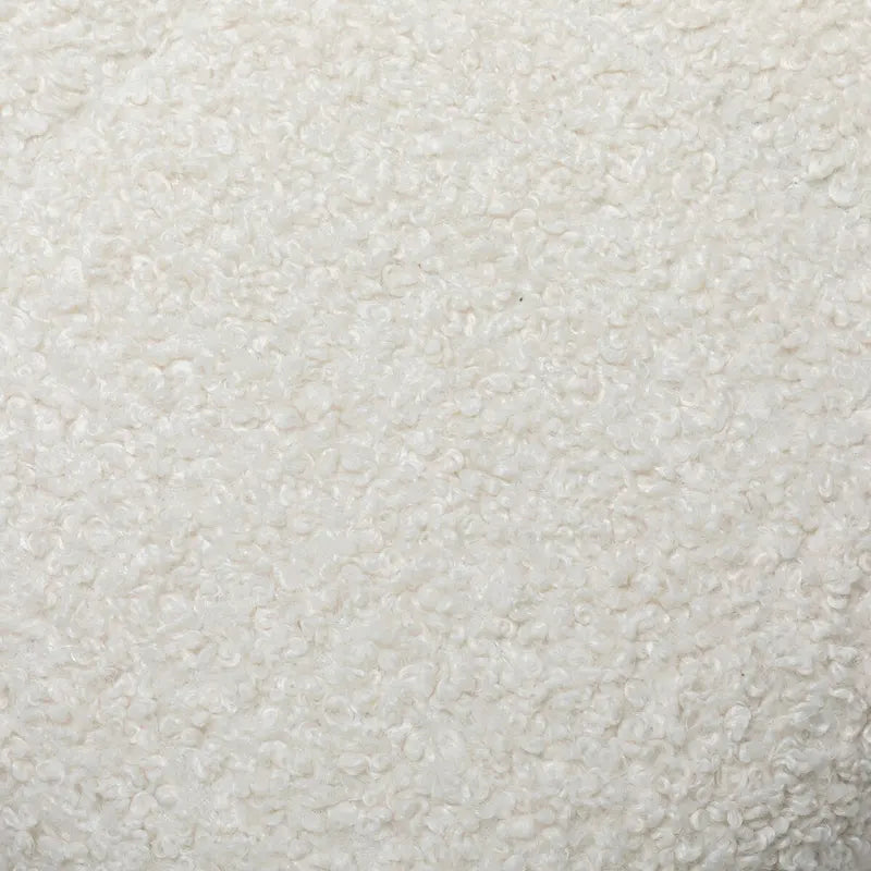 87.7 Sectional Sofa Cozy Teddy Fleece Fabric Sectional Sofa Couch