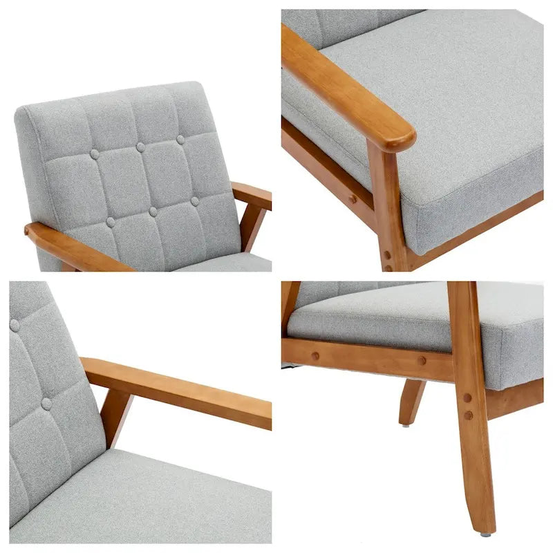 Accent Chairs Set of 2 with Side Table Arm Chair for Living Room Bedroom Office - 30.71H*25.39W *27.95D