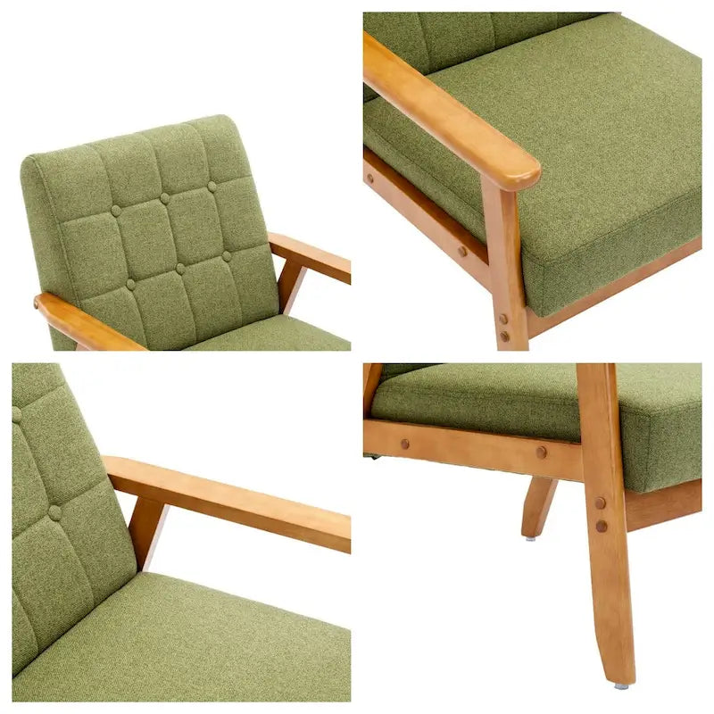 Accent Chairs Set of 2 with Side Table Arm Chair for Living Room Bedroom Office - 30.71H*25.39W *27.95D