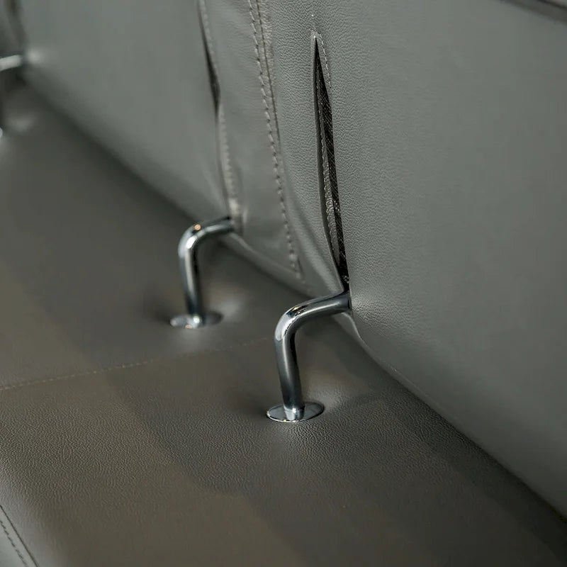 Jacques Modern Low Profile Leather L-Shaped Sectional with Chaise